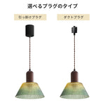 ペンダントライト 北欧 グラデーションガラス 木目調デザイン 1灯 E26 ダイニング リビング 玄関 寝室照明