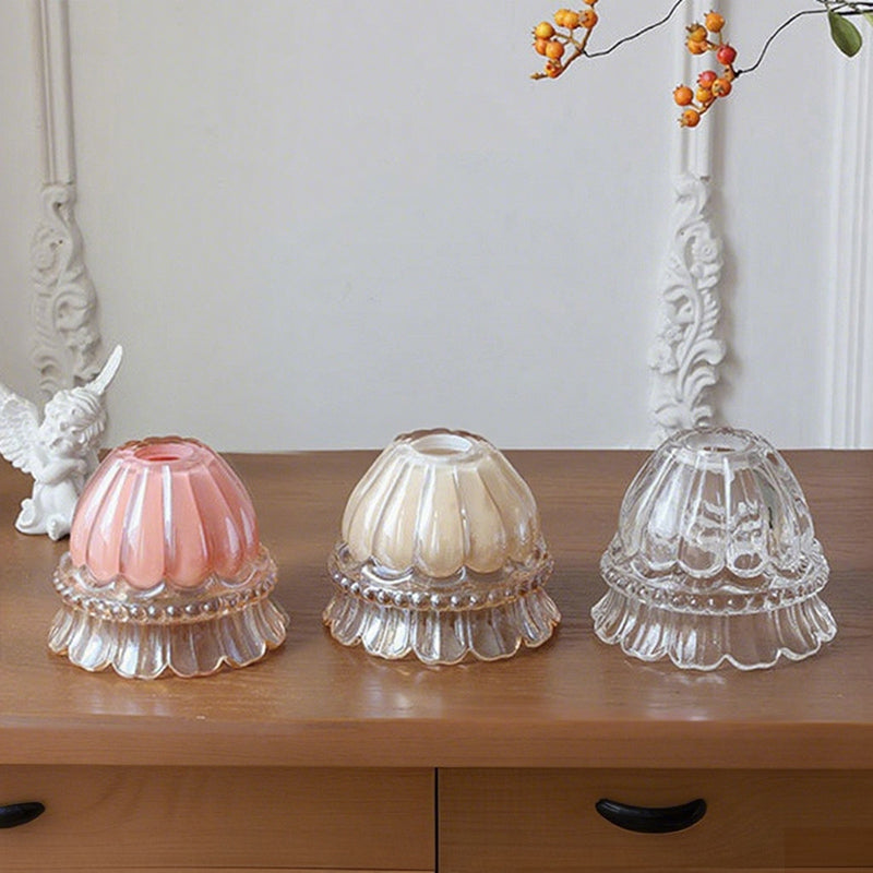 ペンダントライト フリルガラス 1灯 北欧 木製 LED対応 おしゃれ 花びら レトロ 天井照明 ダイニング キッチン 寝室 玄関 ダクトレール対応 引掛シーリング対応