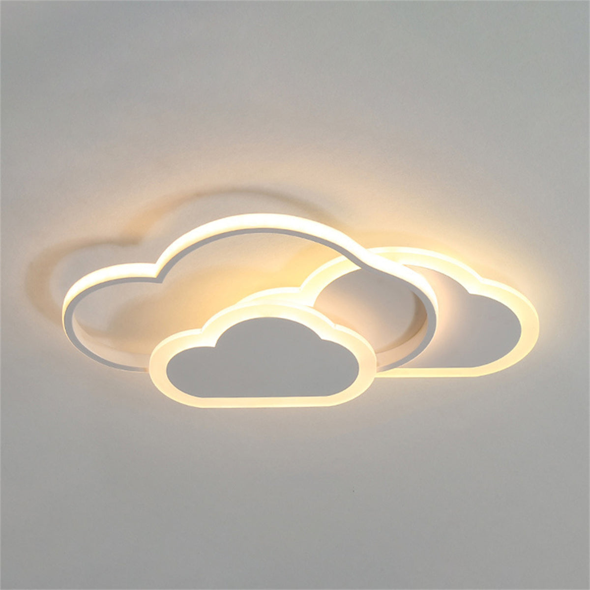 LED シーリングライト 雲型 調光調色 リモコン APP対応 常夜灯 北欧 子供部屋 おしゃれ 天井照明 6畳 8畳 10畳 工事不要