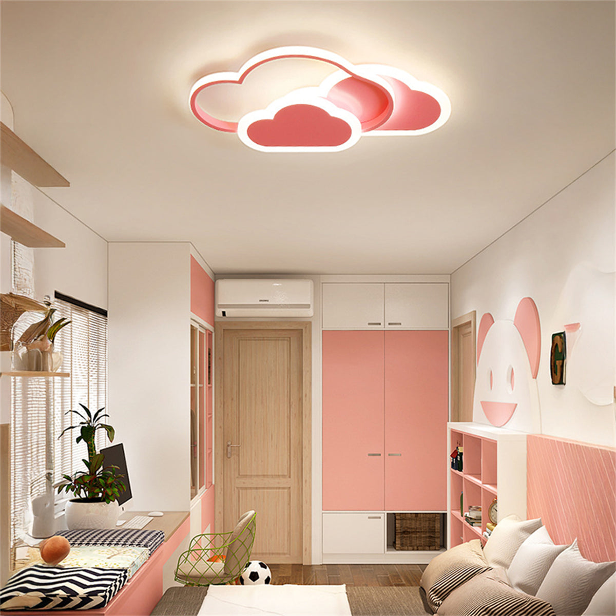 LED シーリングライト 雲型 調光調色 リモコン APP対応 常夜灯 北欧 子供部屋 おしゃれ 天井照明 6畳 8畳 10畳 工事不要