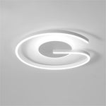 LED シーリングライト G字型 調光調色 リモコン APP対応 常夜灯 北欧 おしゃれ 天井照明 6畳 8畳 工事不要 ホワイト ブラック