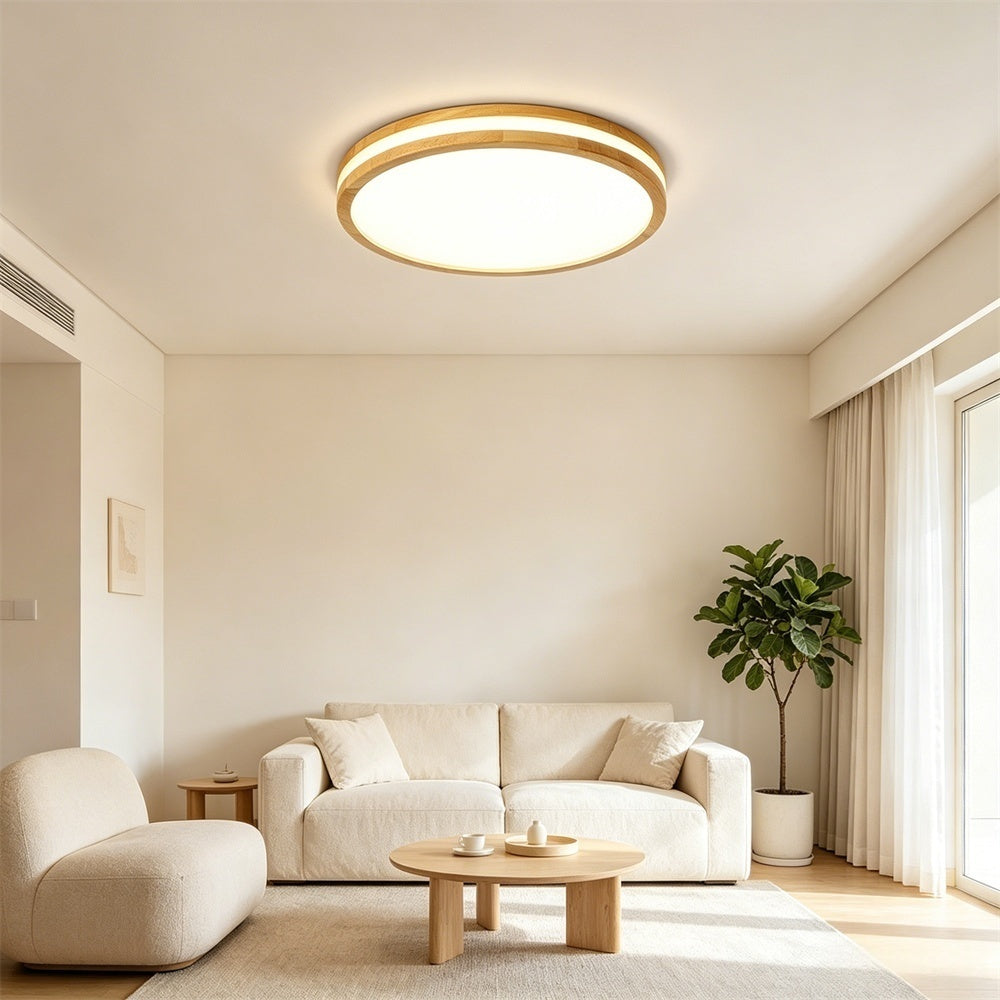 LED シーリングライト 木製 調光調色 リモコン APP対応 北欧 和モダン 侘寂 おしゃれ 天井照明 6畳 8畳 10畳 超薄型 円形 工事不要
