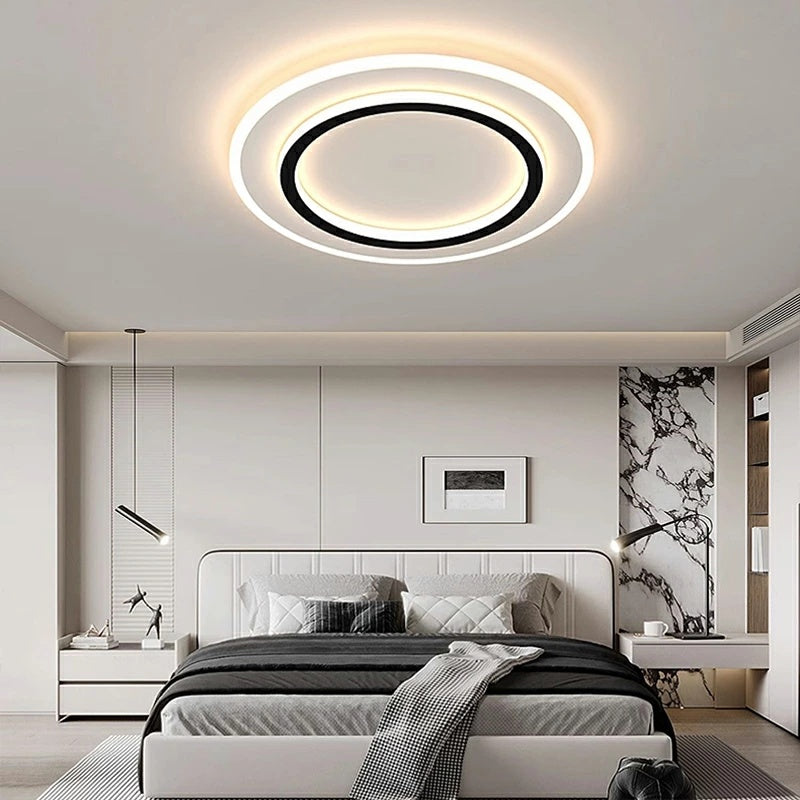 可愛いシンプル LED シーリングライト リモコン DIM+CCT 調光調色常夜灯付 6~10 畳 引掛工事不要