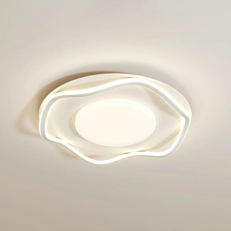 シンプル可愛い LED シーリングライト リモコン調光調色常夜灯付 6~10 畳 引掛工事不要