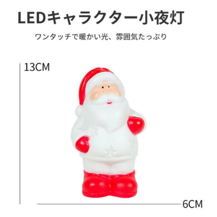 雪だるまクリスマスデザイン USB 充電 LED ナイトライト 装飾兼常夜灯