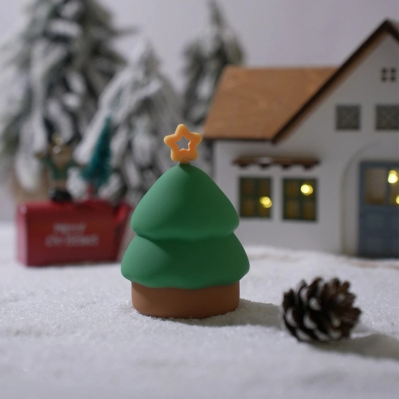 USB 充電式クリスマス雪だるま・ツリー型可愛い LED ナイトライト