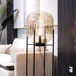 フロアライト スタンドライト 北欧 ガラス おしゃれ アンティーク 間接照明 led インテリアライト E26口金 置き型 照明器具 室内照明 寝室 リビング レトロ 照明 読書灯 シンプル リビング