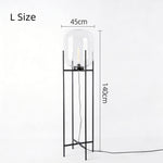 フロアライト スタンドライト 北欧 ガラス おしゃれ アンティーク 間接照明 led インテリアライト E26口金 置き型 照明器具 室内照明 寝室 リビング レトロ 照明 読書灯 シンプル リビング