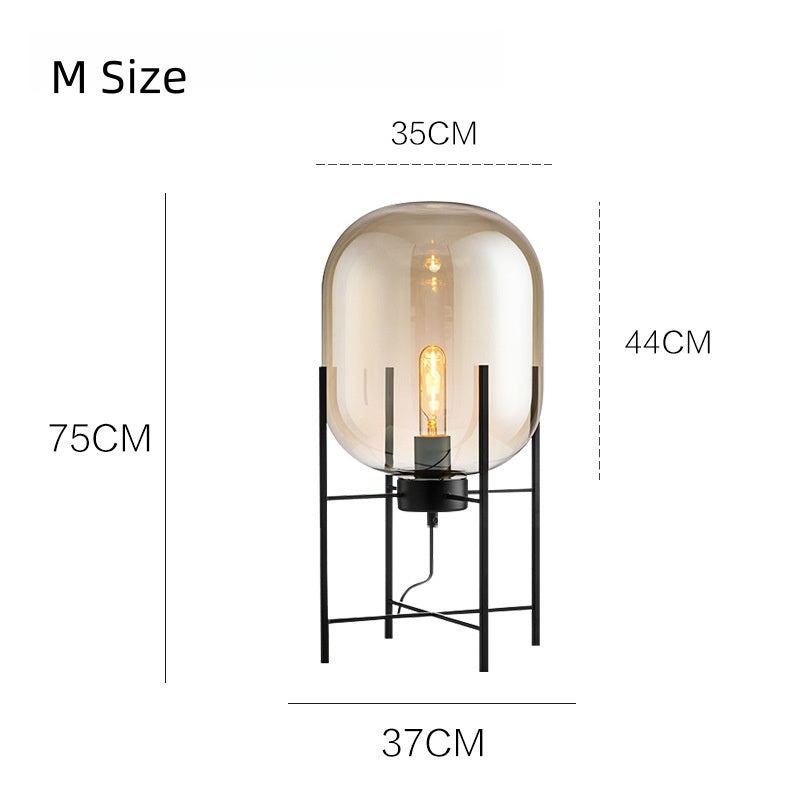フロアライト スタンドライト 北欧 ガラス おしゃれ アンティーク 間接照明 led インテリアライト E26口金 置き型 照明器具 室内照明 寝室 リビング レトロ 照明 読書灯 シンプル リビング