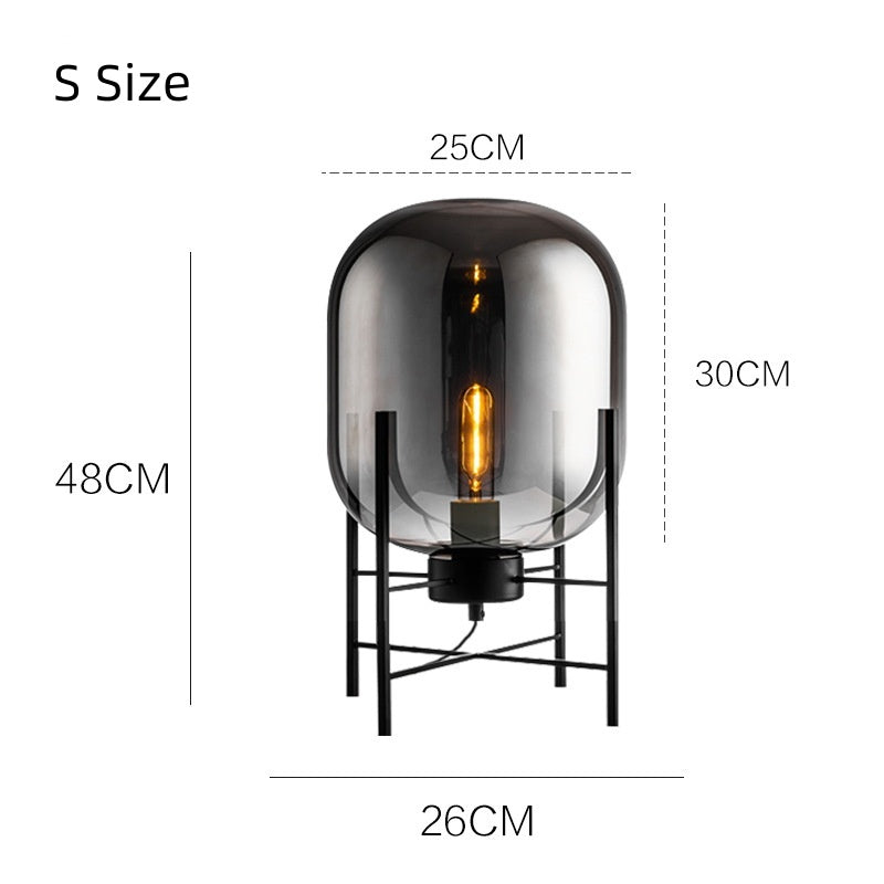 フロアライト スタンドライト 北欧 ガラス おしゃれ アンティーク 間接照明 led インテリアライト E26口金 置き型 照明器具 室内照明 寝室 リビング レトロ 照明 読書灯 シンプル リビング