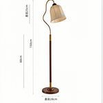 アンティーク調 フロアランプ 布シェード スタンドライト北欧 間接照明 レトロインテリア 寝室 リビング