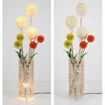 籐編みデザイン 和風×ナチュラルフロアライト おしゃれ間接照明 リビング寝室書斎用