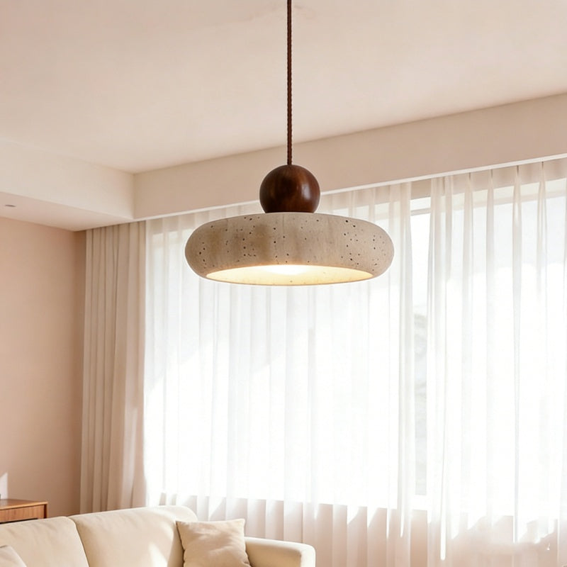 ペンダントライト 北欧 木 ダイニング 黄洞石 アイアン おしゃれ 引掛けシーリング led