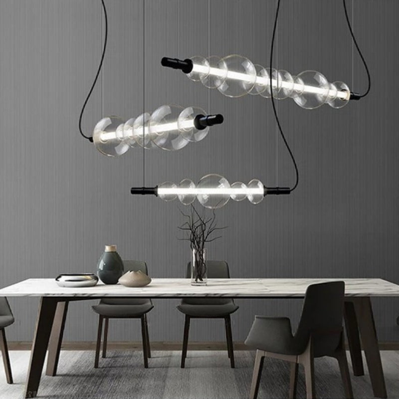 ペンダントライト おしゃれ 北欧 ガラス LED対応 モダン 1灯 天井照明 ダイニング リビング キッチン カウンター カフェ ブラック インテリア照明
