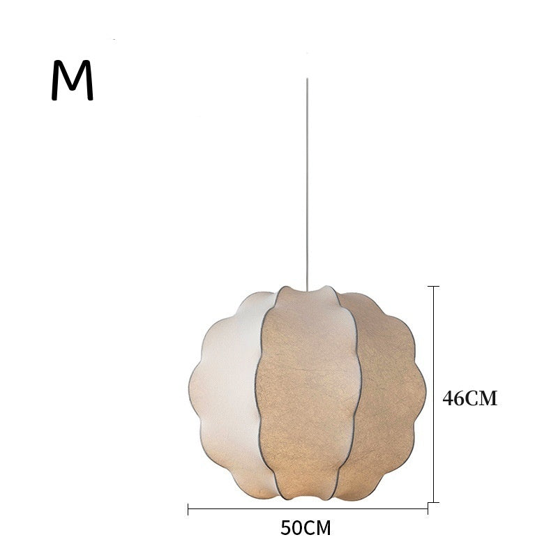 ペンダントライト 北欧 おしゃれ 布製 シルク調 ファブリック 花びら 花形 40cm 50cm 60cm E26 LED対応 天井照明 引掛シーリング ダクトレール対応 ナチュラル モダン 韓国インテリア ダイニング リビング 寝室 カフェ