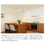 シーリングライト 4灯 昼光色 6500K LED電球 LED内蔵スポットライト 6畳 8畳 ブラック ホワイト