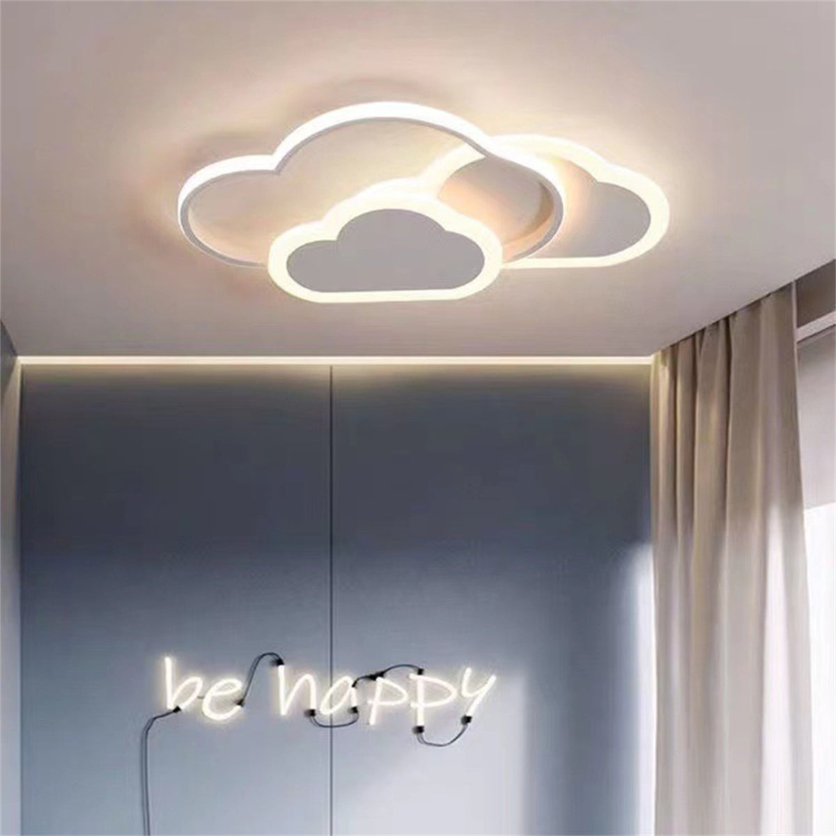 LED シーリングライト 雲型 調光調色 リモコン APP対応 常夜灯 北欧 子供部屋 おしゃれ 天井照明 6畳 8畳 10畳 工事不要