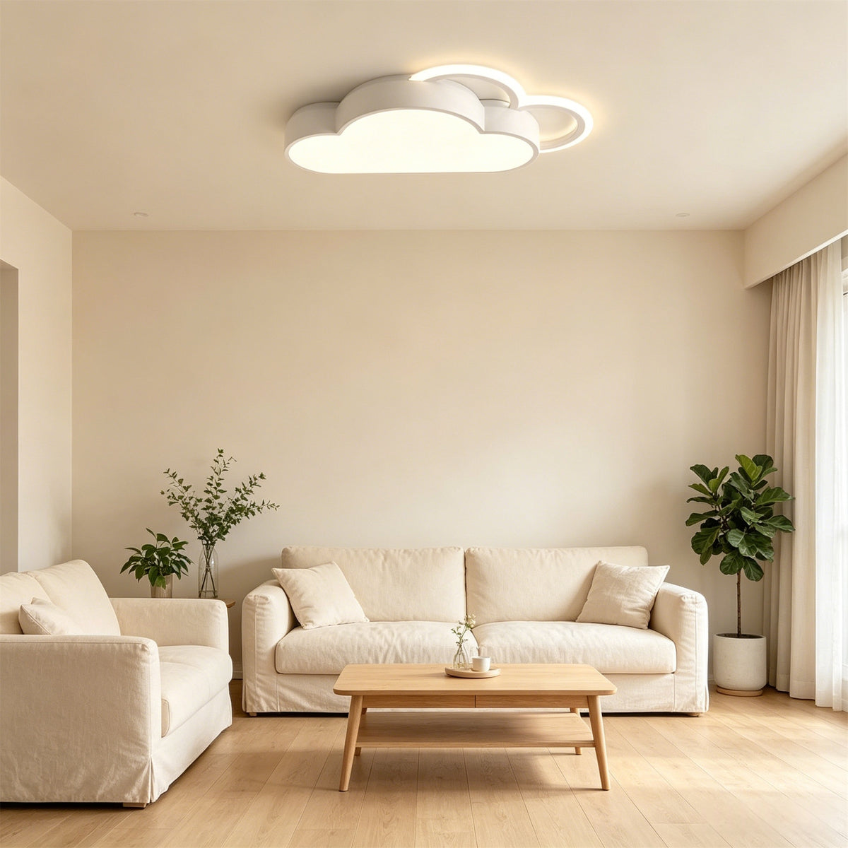 LED シーリングライト 雲型 調光調色 リモコン APP対応 常夜灯 北欧 おしゃれ 天井照明 6畳 8畳 10畳 工事不要 子供部屋