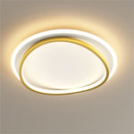 LED シーリングライト ダブルリング 調光調色 リモコン APP対応 北欧 モダン おしゃれ 天井照明 6畳 8畳 ブラック ゴールド 工事不要
