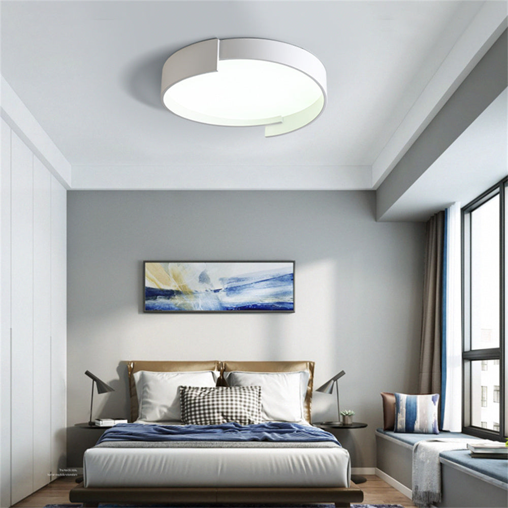 LED シーリングライト ダブルリング 調光調色 リモコン APP対応 北欧 侘寂 モランディグレー おしゃれ 天井照明 40cm 50cm 工事不要