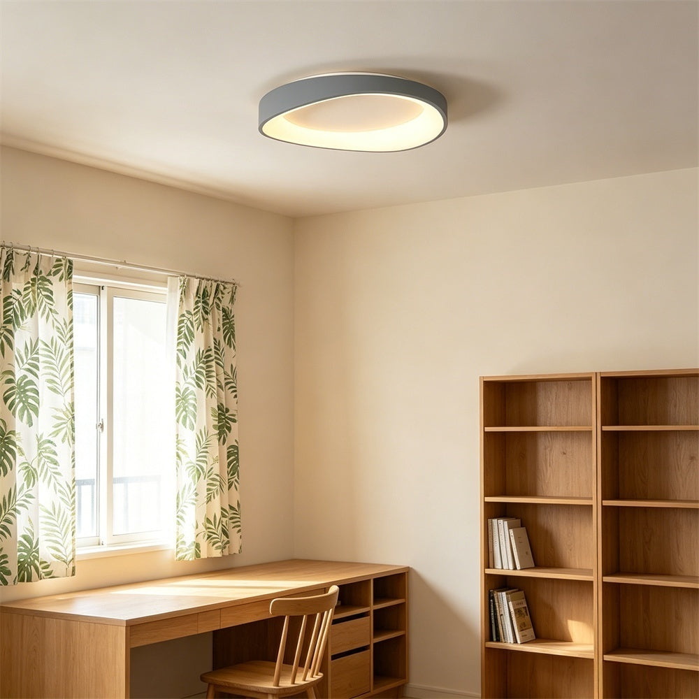 LED シーリングライト 調光調色 リモコン APP対応 北欧 侘寂 モランディグレー おしゃれ 天井照明 6畳 8畳 10畳 工事不要 グレー ホワイト