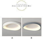 LED シーリングライト 調光調色 リモコン APP対応 北欧 侘寂 モランディグレー おしゃれ 天井照明 6畳 8畳 10畳 工事不要 グレー ホワイト