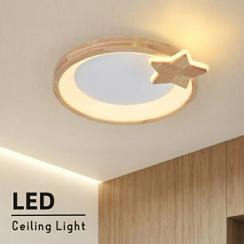 シンプル可愛い LED シーリングライト リモコン調光調色・常夜灯付き 8～10 畳 引掛け工事不要