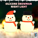 Type-C 充電式 雪だるまモチーフ可愛いクリスマス LED ナイトライト