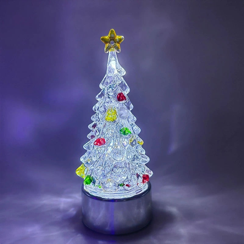 RGB カラー切替 Type-C 充電式クリスマスツリー型 LED ナイトライト