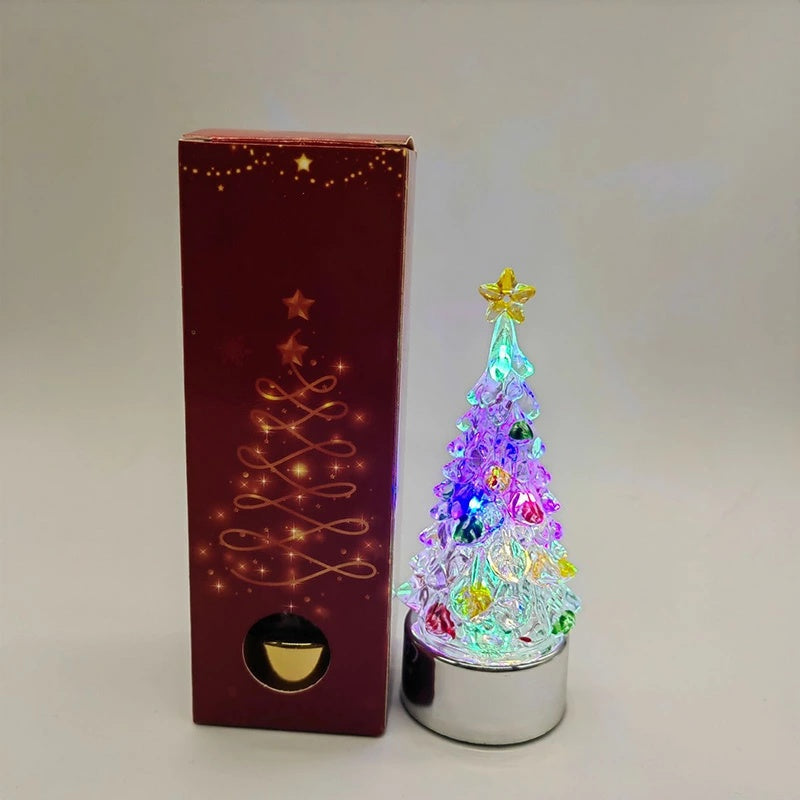 RGB カラー切替 Type-C 充電式クリスマスツリー型 LED ナイトライト
