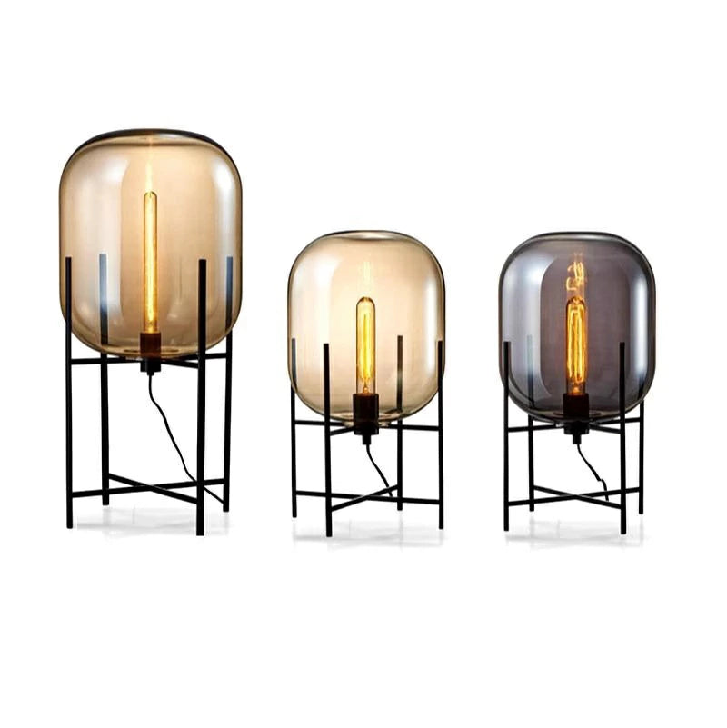 フロアライト スタンドライト 北欧 ガラス おしゃれ アンティーク 間接照明 led インテリアライト E26口金 置き型 照明器具 室内照明 寝室 リビング レトロ 照明 読書灯 シンプル リビング