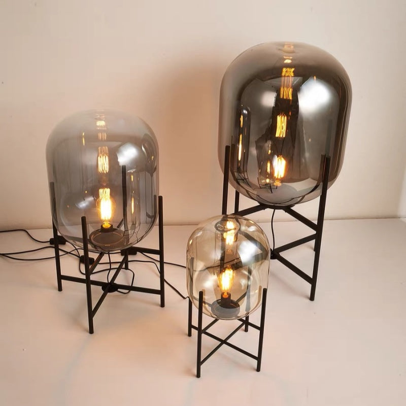 フロアライト スタンドライト 北欧 ガラス おしゃれ アンティーク 間接照明 led インテリアライト E26口金 置き型 照明器具 室内照明 寝室 リビング レトロ 照明 読書灯 シンプル リビング