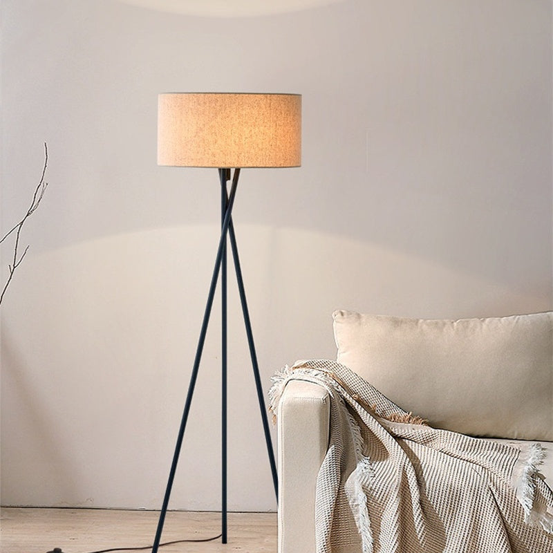 フロアランプ シェード 布製 スタンドライト おしゃれ 和風 間接照明 フロアライトled インテリアライト 置き型 照明器具 室内照明 LED照明 寝室 リビング レトロ 照明 北欧 アンティーク 和室 洋室