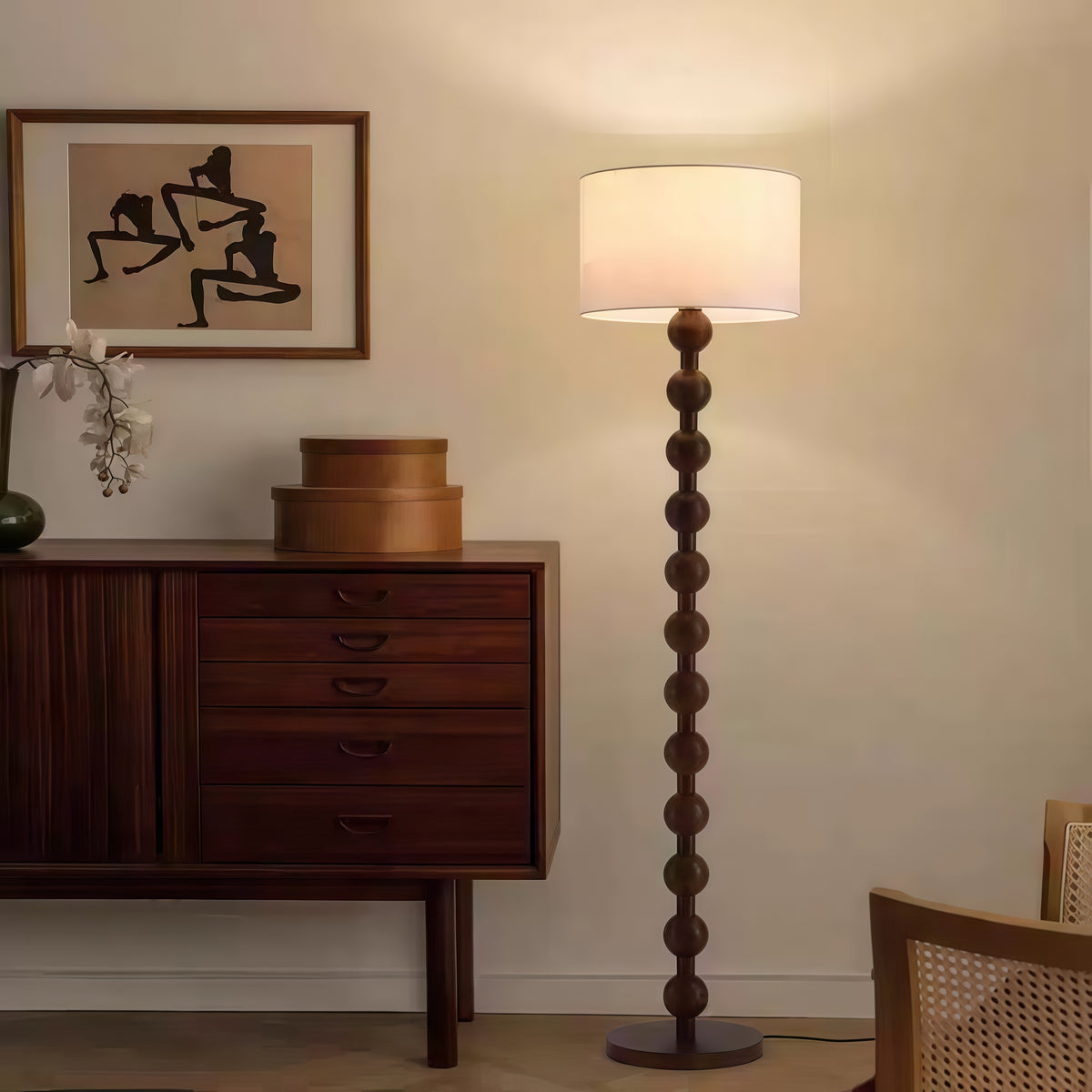 フロアライト フロアランプ シェード 布製 木目 天然木 調光調色 和風 北欧 アイアン おしゃれ アンティーク 間接照明led インテリア 置き型 室内照明 リビング フットスイッチ シンプル 読書灯 寝室