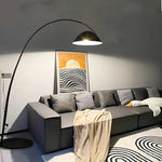 アーチ型フロアランプ 北欧モダン スタンドライト 間接照明 角度調整可能 リビング 寝室用