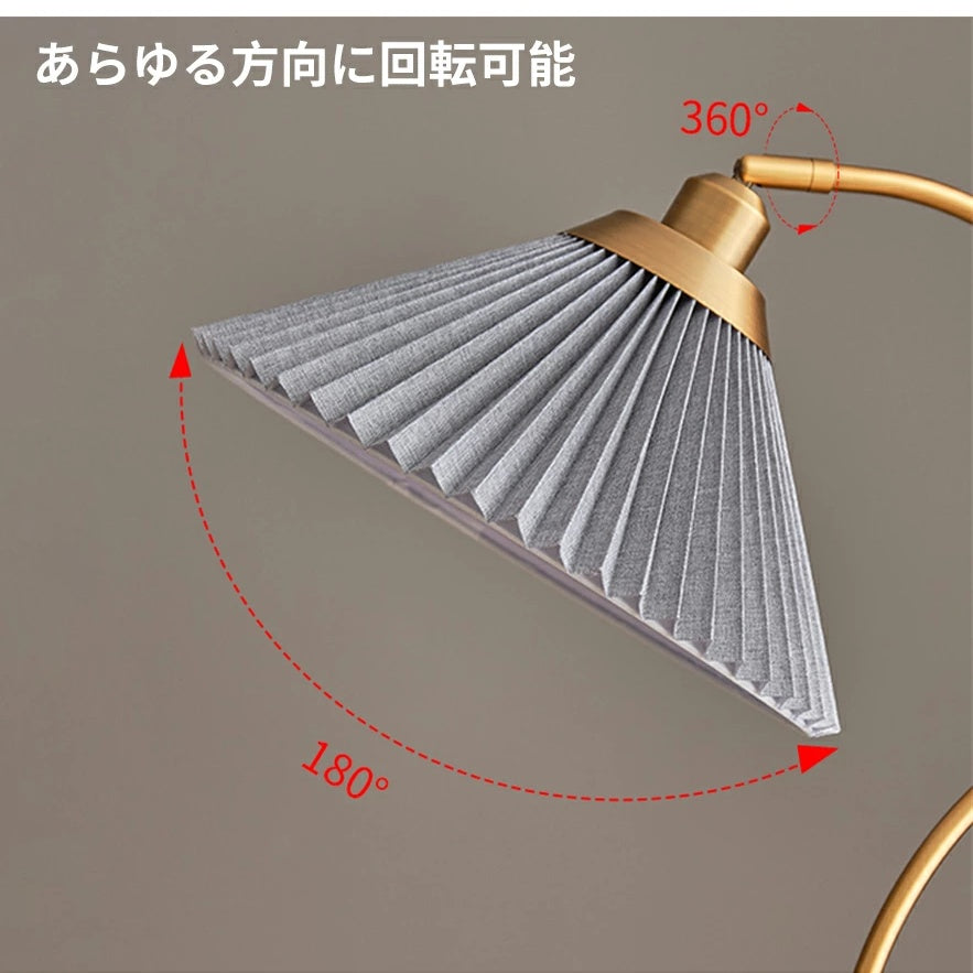 北欧 シンプル 布 & 木製 デザイン フロアライト