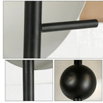 北欧シンプル ガラス×アイアン製フロアライト おしゃれ間接照明 リビング寝室書斎用