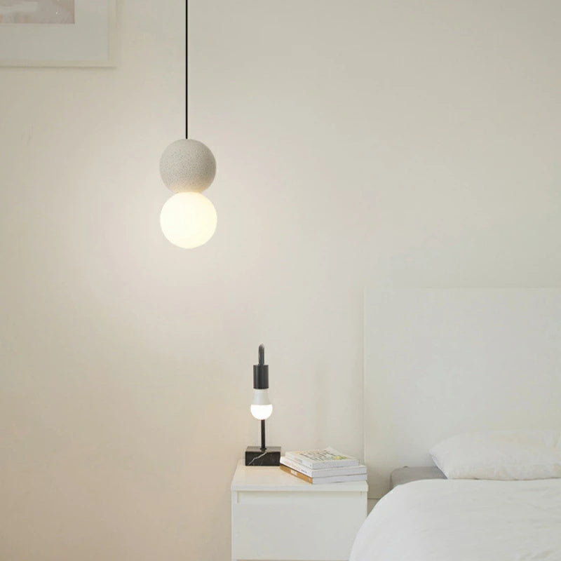 ペンダントライト テラゾー 丸 小さめ 吊下げ灯 ダイニング トイレ 北欧 ガラス 天然石 球体 かわいい ナチュラル G9 LED対応 引掛け ダクトレール デザイン 天井照明 シェード 玄関 リビング 寝室 洗面所 ブラック ホワイト ピンク
