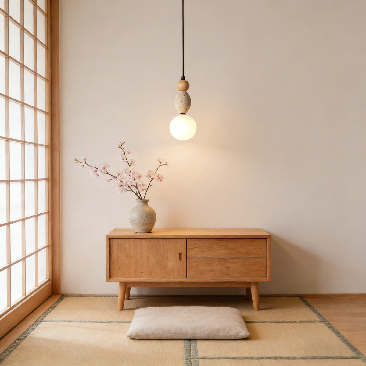 ペンダントライト 北欧 天然石 丸 ガラス トラバーチン 木 G9 led 天井照明 ダイニング 玄関 リビング トイレ 居間 寝室 店舗用 可愛い 和風 西海岸 高級感