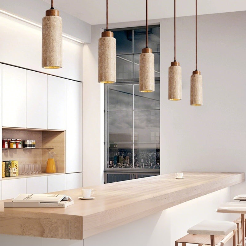 ペンダントライト 北欧 天然石 木 筒型 方型 E26 led モダン シンプル 天井照明 ダイニング 玄関 リビング トイレ 階段 書斎 寝室 民泊 店舗用 高級感