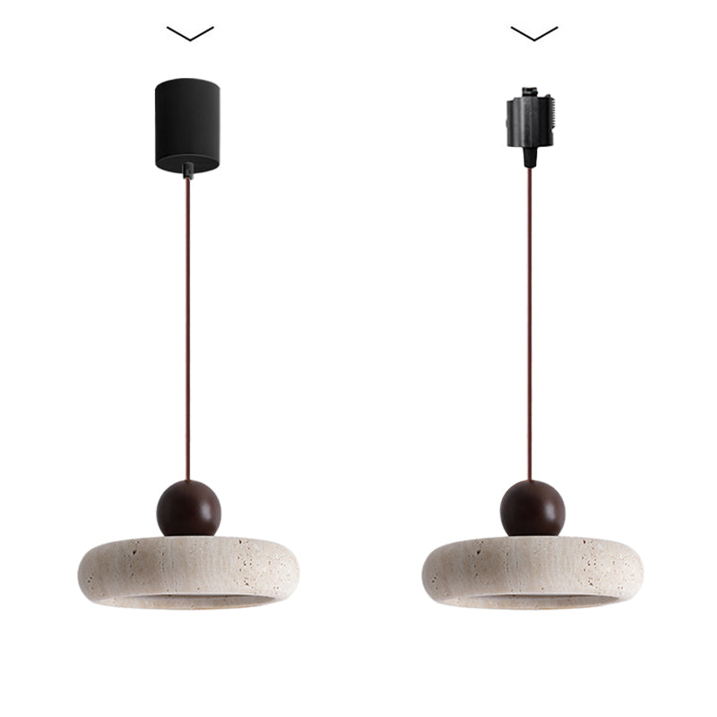 ペンダントライト 北欧 木 ダイニング 黄洞石 アイアン おしゃれ 引掛けシーリング led