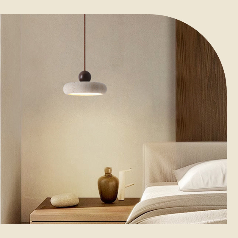 ペンダントライト 北欧 木 ダイニング 黄洞石 アイアン おしゃれ 引掛けシーリング led