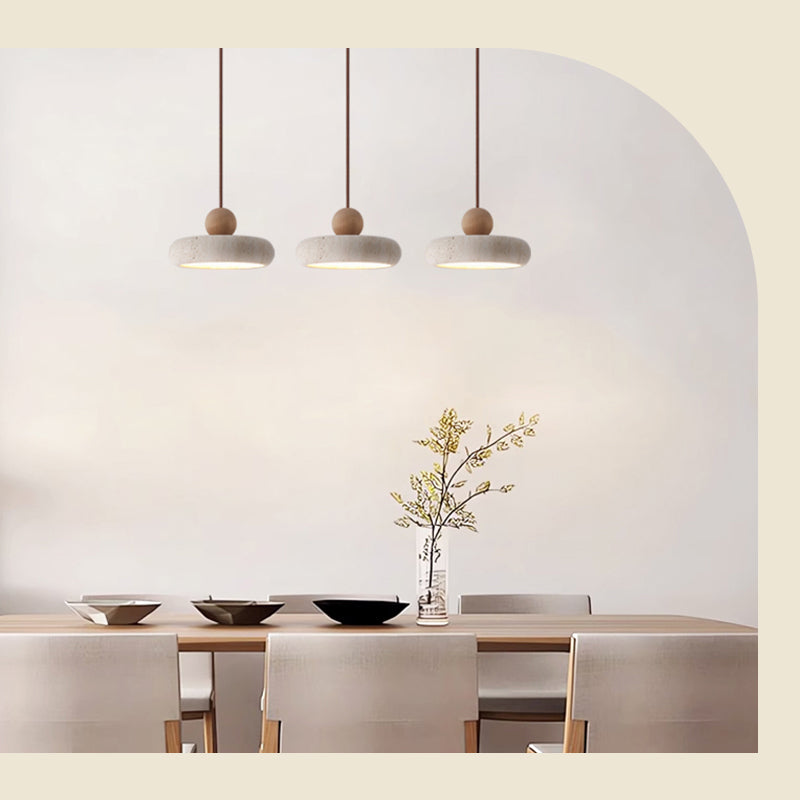 ペンダントライト 北欧 木 ダイニング 黄洞石 アイアン おしゃれ 引掛けシーリング led