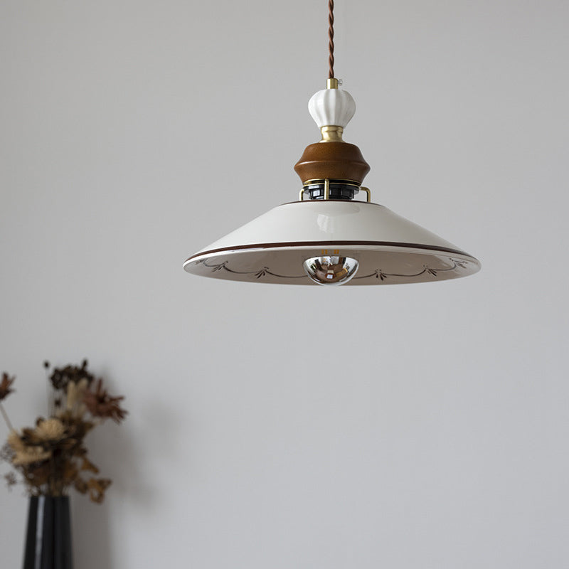 ペンダントライト 和風 北欧 陶器 磁器 木 1灯 E26 LED電球対応 引掛け ダクトレール レトロ デザイン ダイニング リビング 可愛い 花 上品