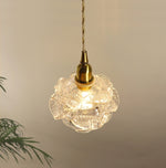 ペンダントライト 北欧 ダイニング フラワー 花びら ガラス E14 おしゃれ LED 照明器具 1灯 小さめ